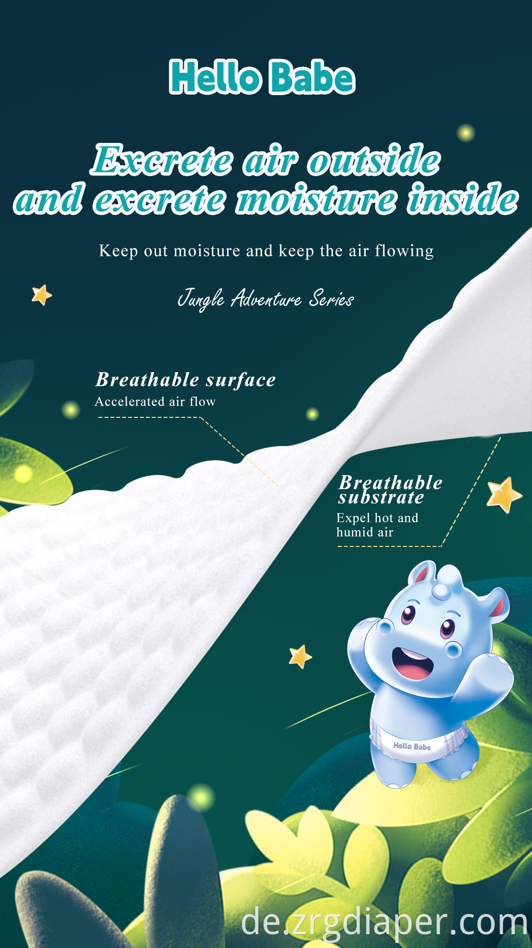 Zhongrou Hippo Pull Up Pants Diapers-4